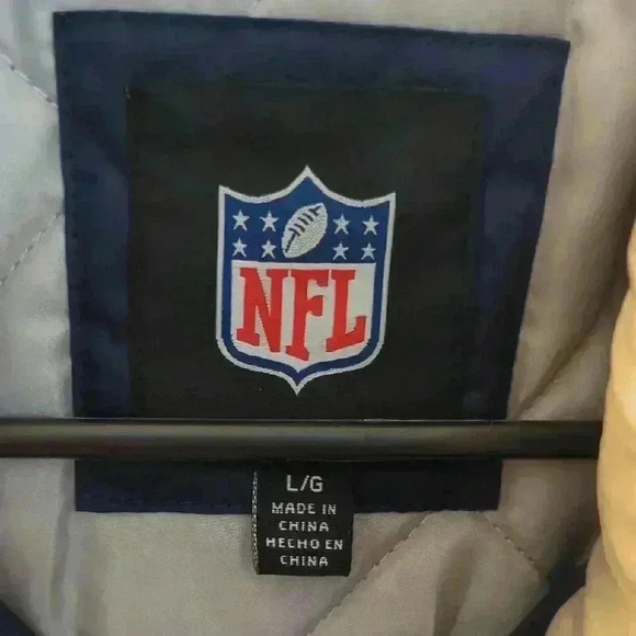 NFL Patriots Men's Jacket winter jacket, like new, size large - Picture 2 of 9